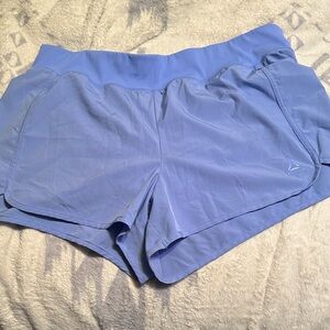 Reebok Women's Lined Light Blue Athletic Shorts size XXL